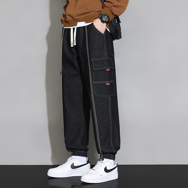 Retro cargo jeans joggingbukser