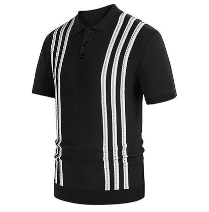 Stribet Casual Polo