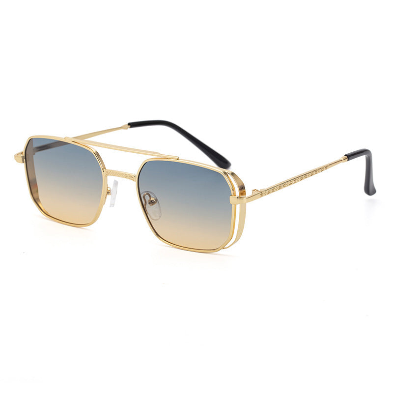 Kvadratisk Steampunk Solbrille