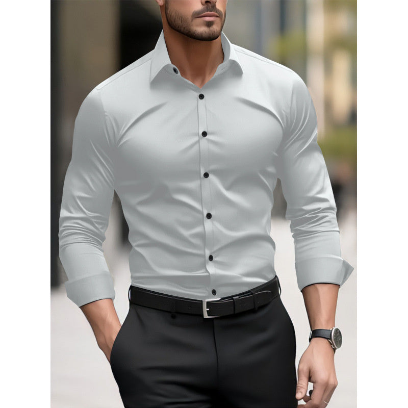 Langærmet Business Casual Skjorte