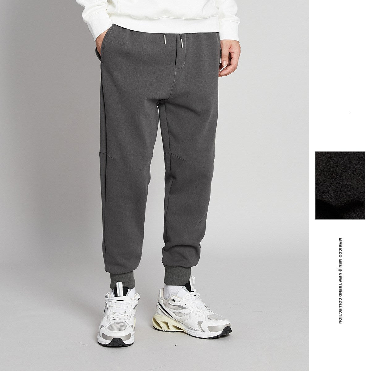 Bomuldsblanding – løstsiddende pencil-bukser