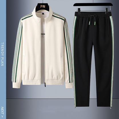 Herre Ungdom Sportstræningssæt – Strikket Jakke Sæt