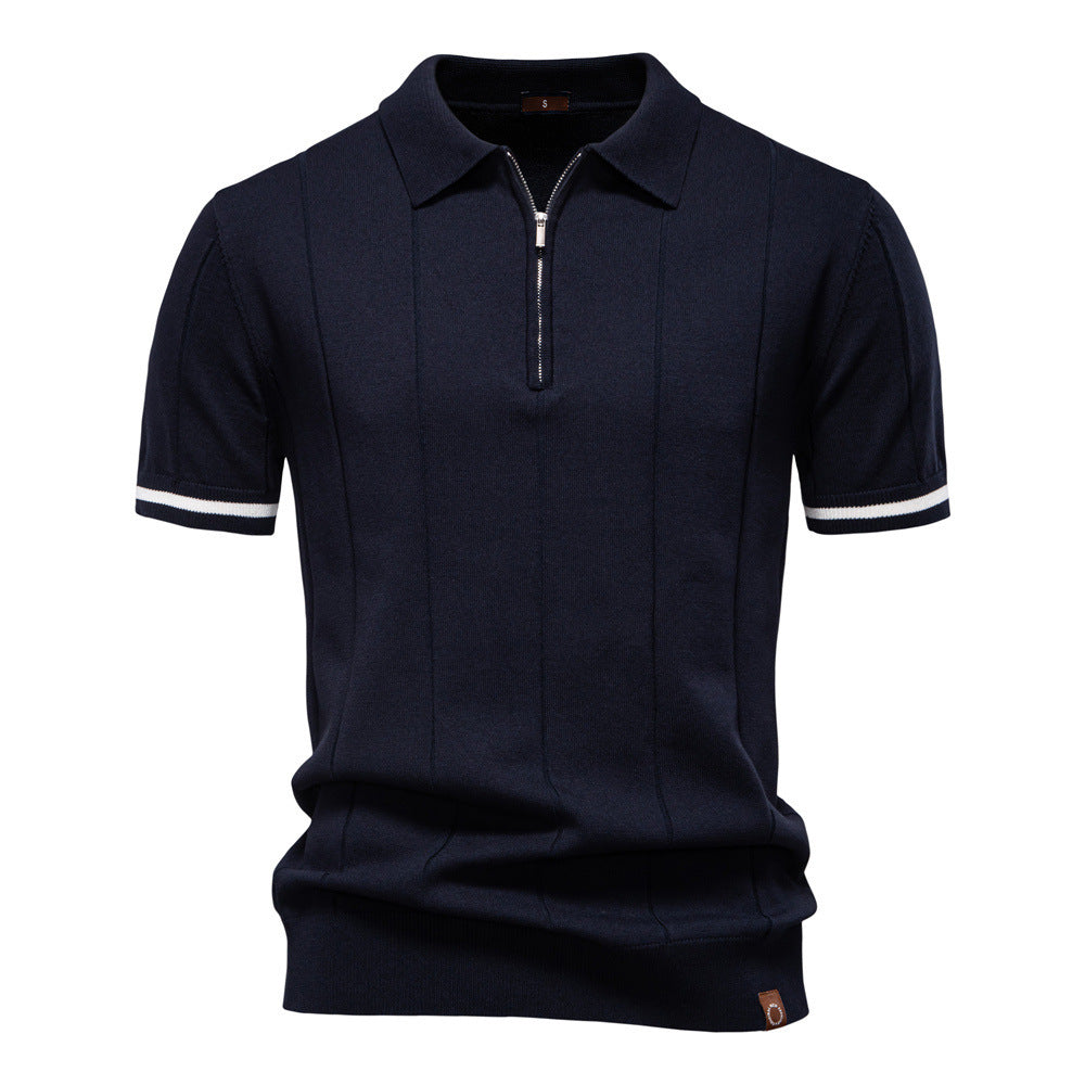 Herre Uld-Poloshirt