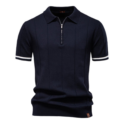 Herre Uld-Poloshirt