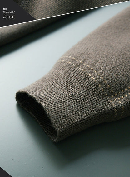 Striktrøje i Uldblanding med Knapper