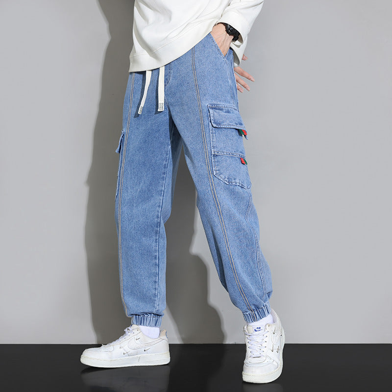 Retro cargo jeans joggingbukser