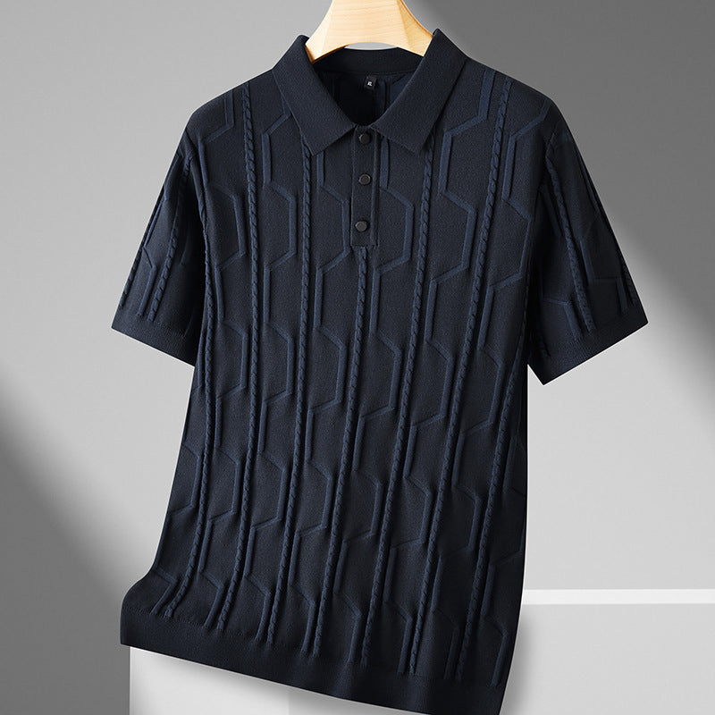 Jacquard Strikpolo