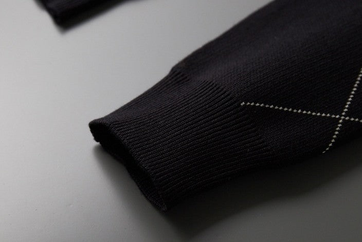 Herre Rundhalset Varm Pullover