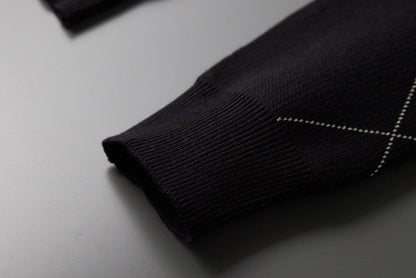 Herre Rundhalset Varm Pullover