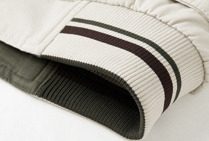 Vendbar bomuldsvest med lommer