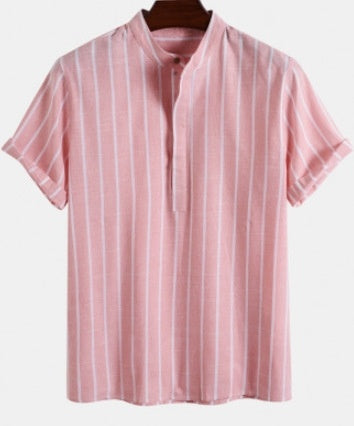 Sommer Herre Kortærmet Skjorte & Linned Fritidsbukser