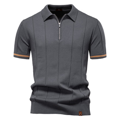 Herre Uld-Poloshirt