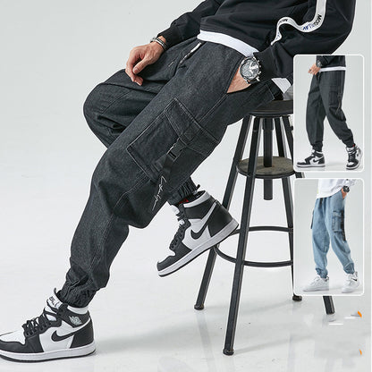 Afslappet cargo jogger