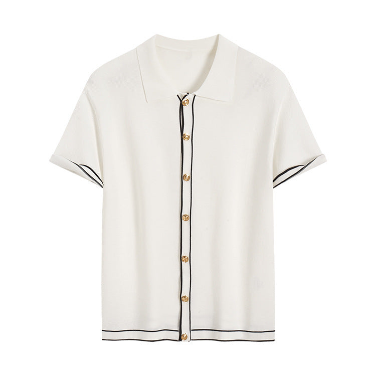 Old Money Kontrast Cardigan