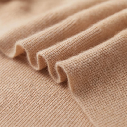 Strikpolo med lynlås