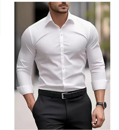 Langærmet Business Casual Skjorte