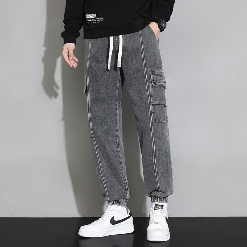 Retro cargo jeans joggingbukser