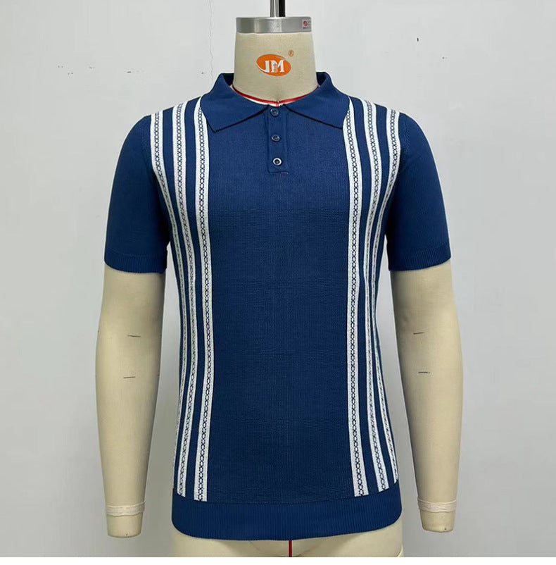 Stribet Casual Polo