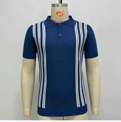 Stribet Casual Polo