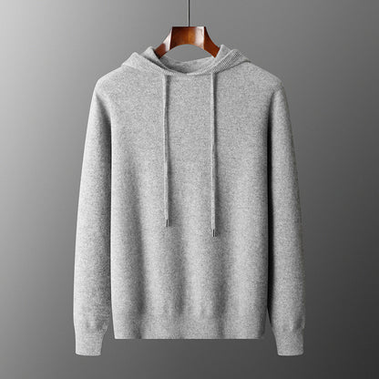 Herre Hættet Strik-Træningssæt – Fritidslook