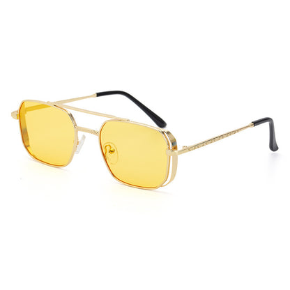 Kvadratisk Steampunk Solbrille
