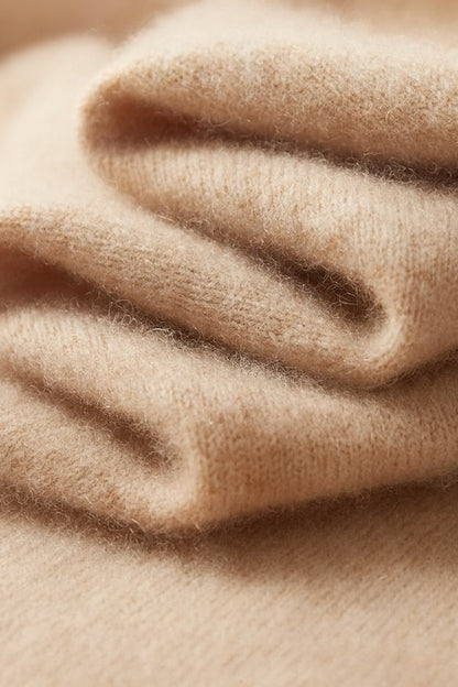 Strikpolo med lynlås