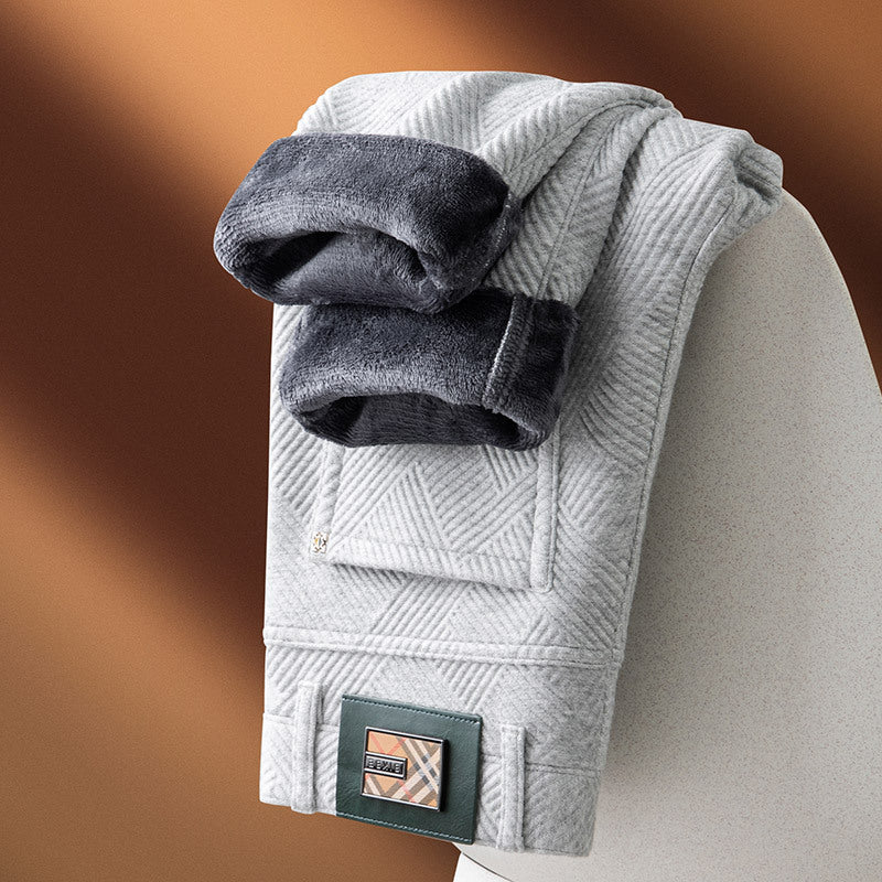 Herre jacquard fritidsbuks