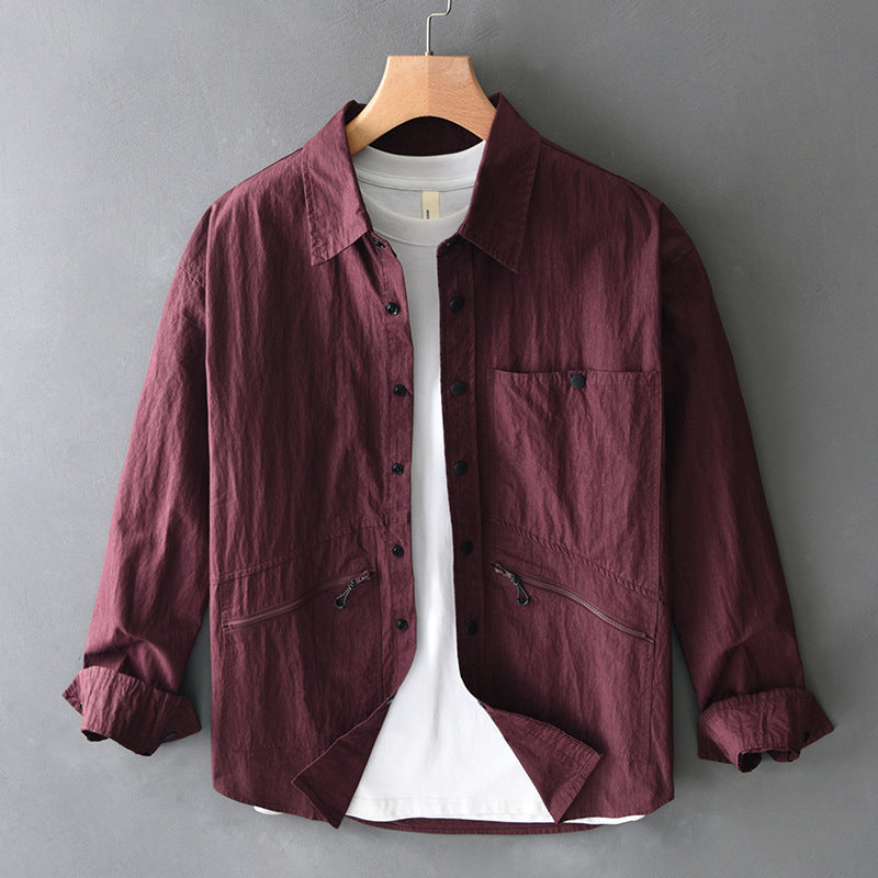 Casual Langærmet Bomuldsskjorte