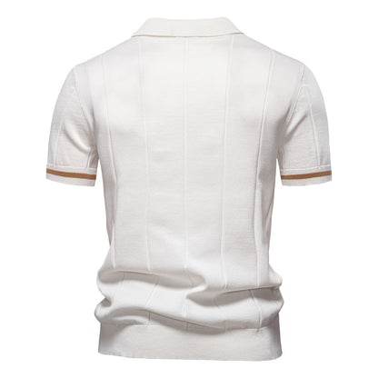 Herre Uld-Poloshirt