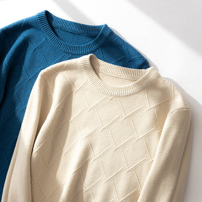 Klassisk tyk kashmirstriktrøje