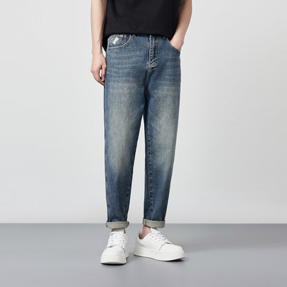 Lige Vasket Denim-jeans