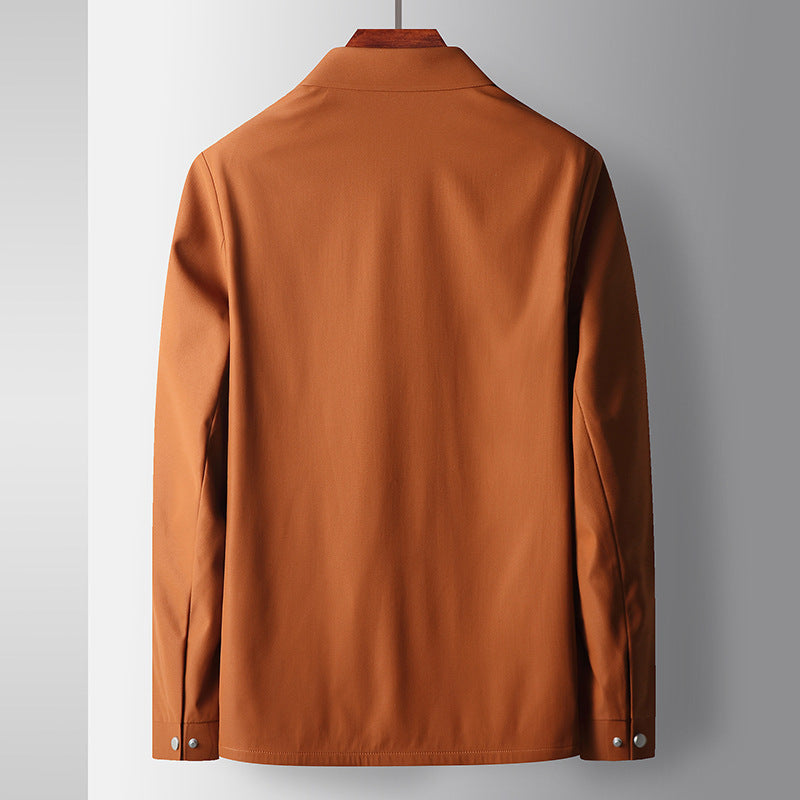 Cargojakke med reverskrave og lynlås