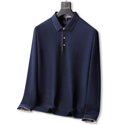 Langærmet polo shirt