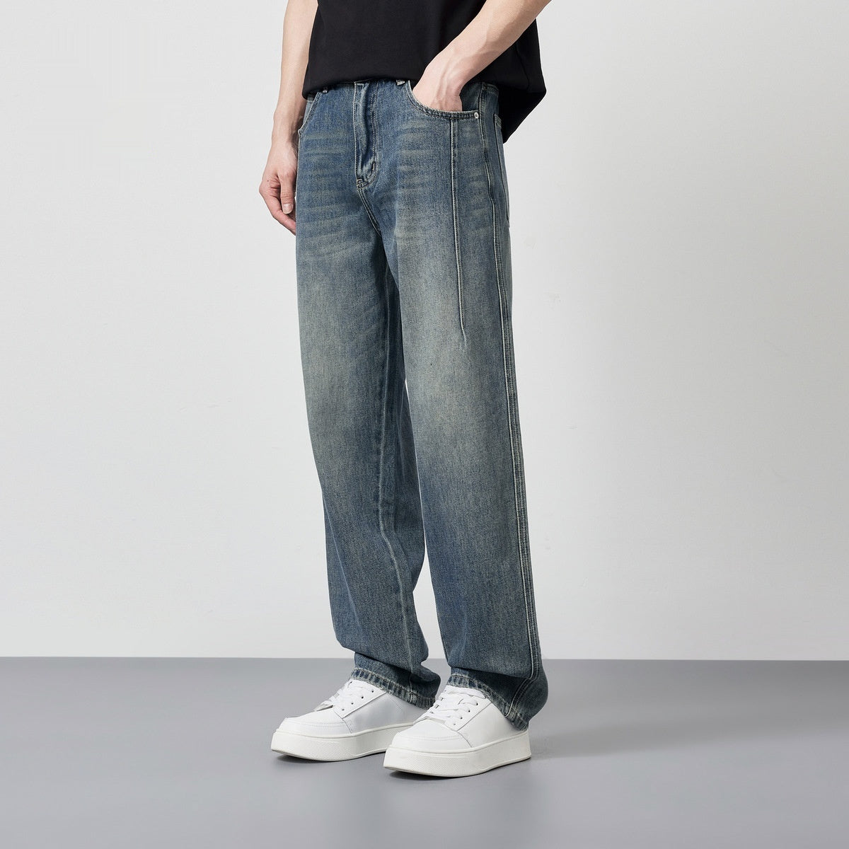 Lyocell Bootcut-jeans