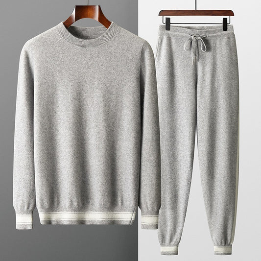 Herre Kashmir Træningssæt – Rund hals