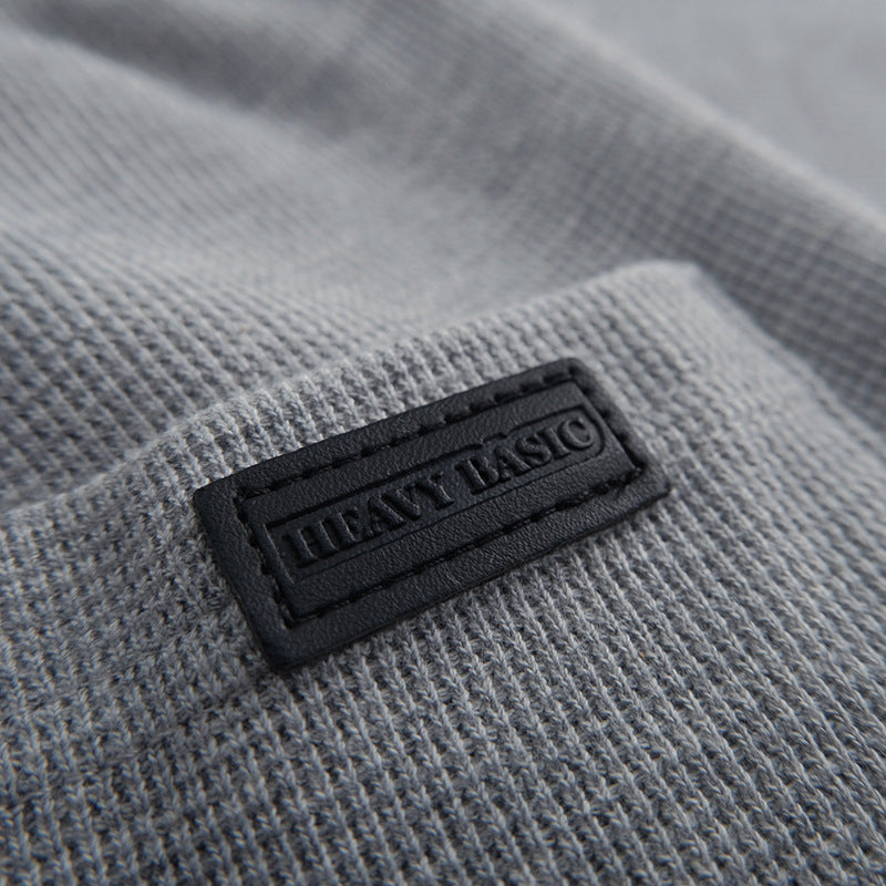 Strikket bomulds-sweatpants til fritid