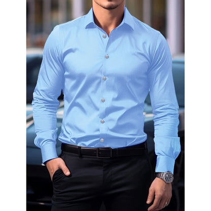 Langærmet Business Casual Skjorte