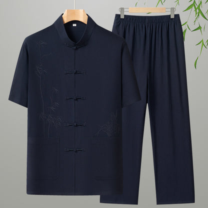 Afslappet Bomulds To-delt Outfit