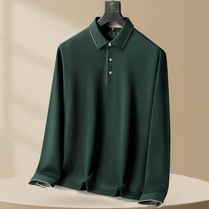 Langærmet polo shirt