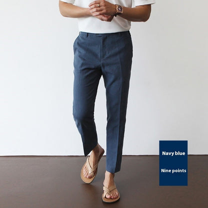 Hør-Bomulds Fritidsbukser