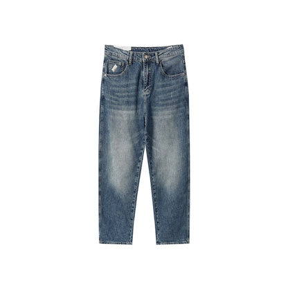 Lige Vasket Denim-jeans