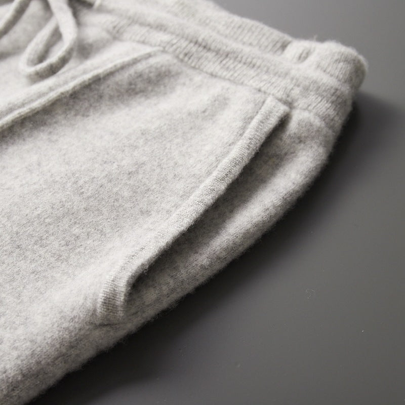 Herre Uldbukser med Lige Ben