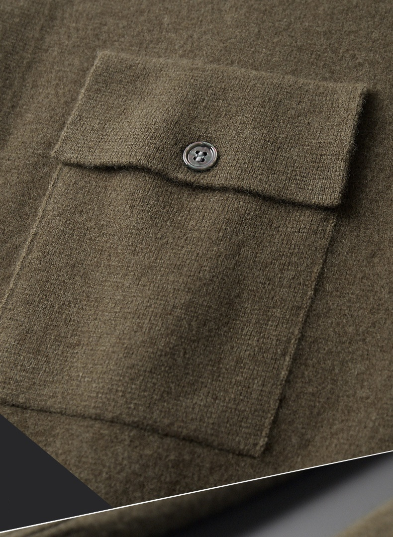 Polokrave Uldcardigan