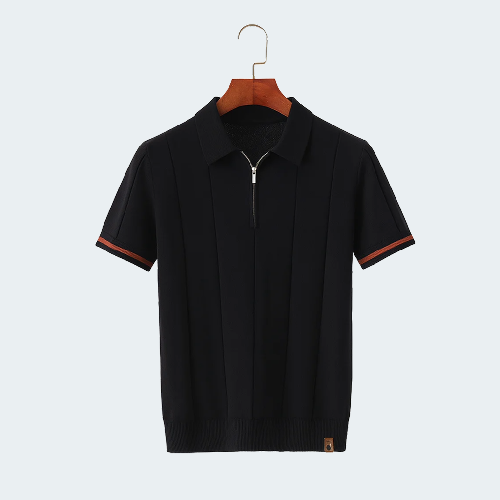 Herre Uld-Poloshirt