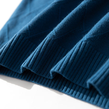 Klassisk tyk kashmirstriktrøje