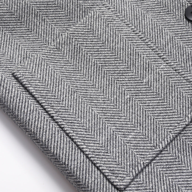 Herre vinterfrakke i uld