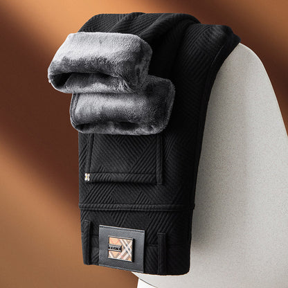 Herre jacquard fritidsbuks