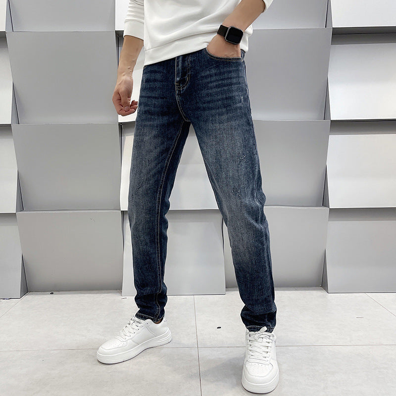 Slim Straight Stretch-jeans