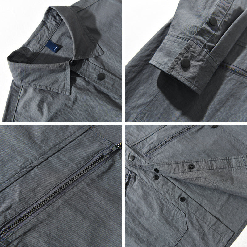 Casual Langærmet Bomuldsskjorte