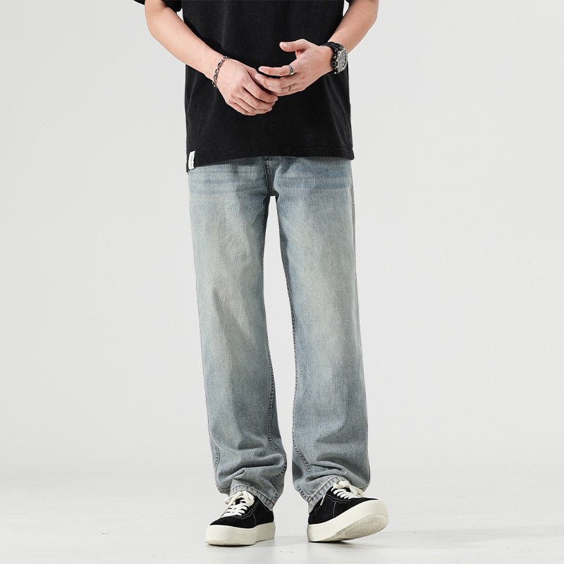 Vintage Washed Wide-Leg Bukser